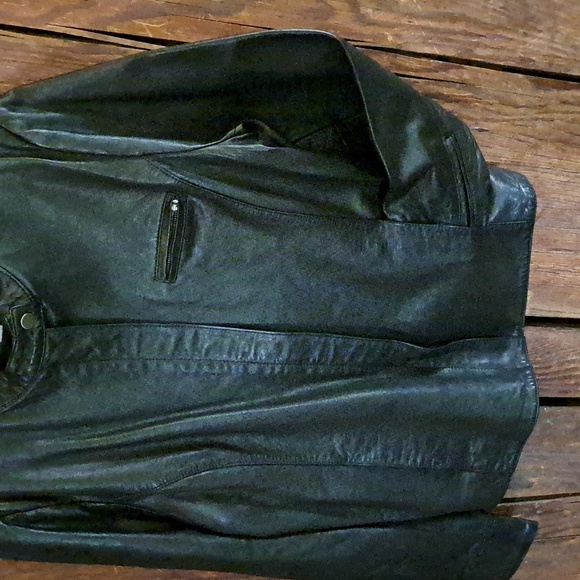 J Jill black leather jacket - Picture 4 of 11